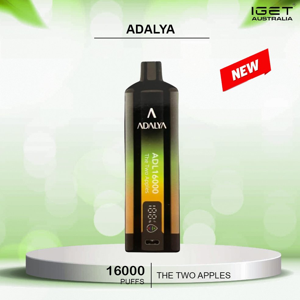 ADALYA-TWO-APPLES-16000-PUFFSjpg - Element Vapor Australia