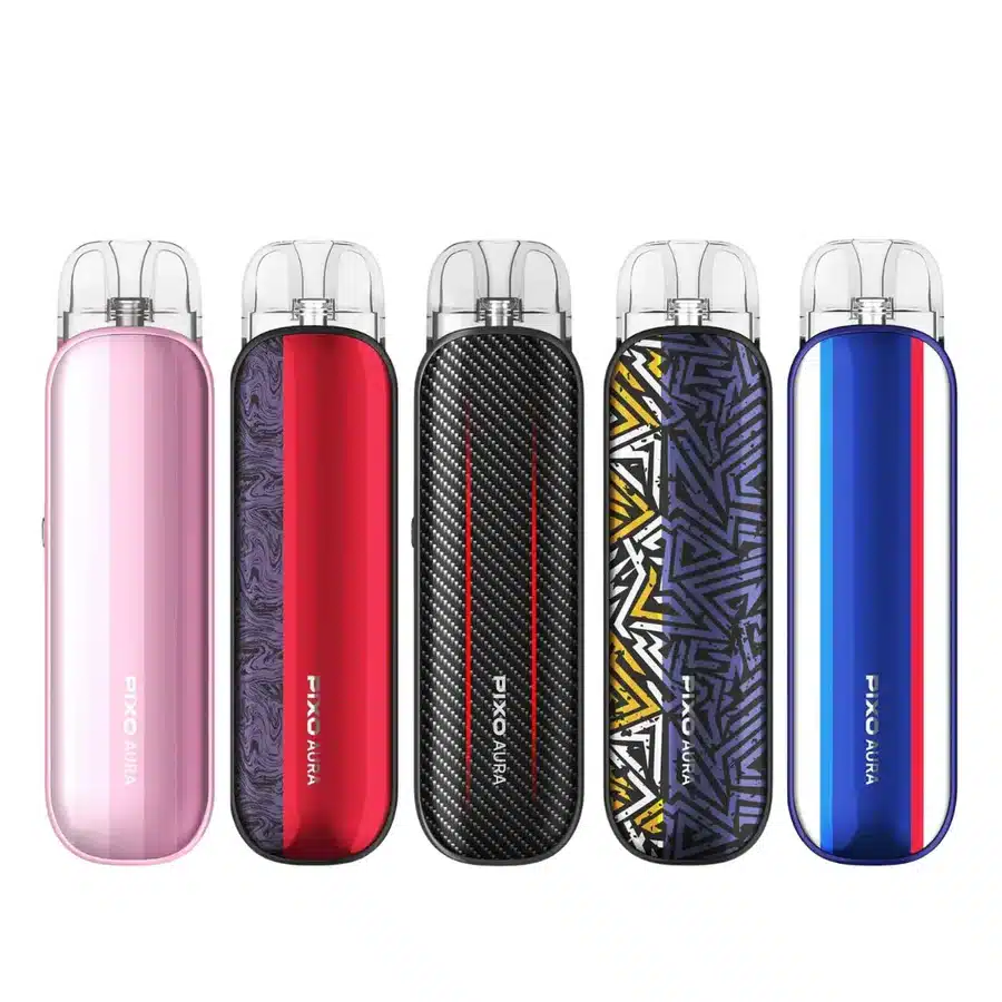 Aspire-Pixo-Aura-Pod-Kit-Group-Imagewebp - Element Vapor Australia