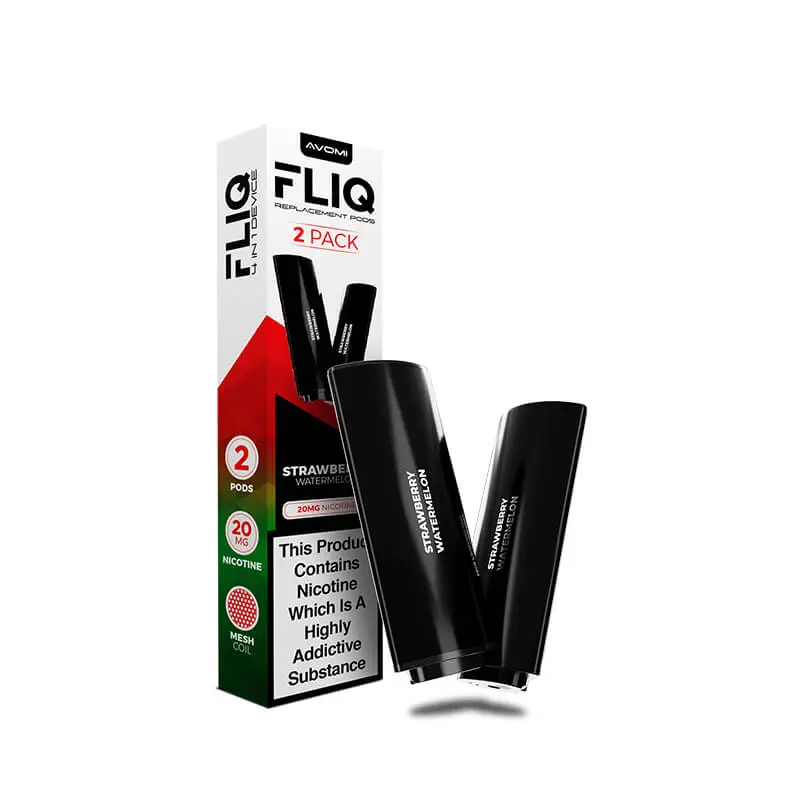 Avomi-FLIQ-Prefilled-Pods-Strawberry-Watermelonwebp - Element Vapor Australia