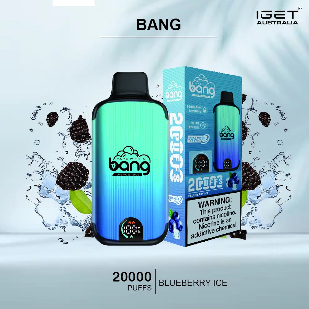 BANG-20000-BLUEBERRY-ICEjpg - Element Vapor Australia