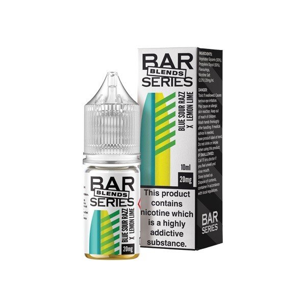 Bar-Series-Blends-Nic-Salts-10ml-Blue-Sour-Razz-X-Lemon-Limejpg - Element Vapor Australia