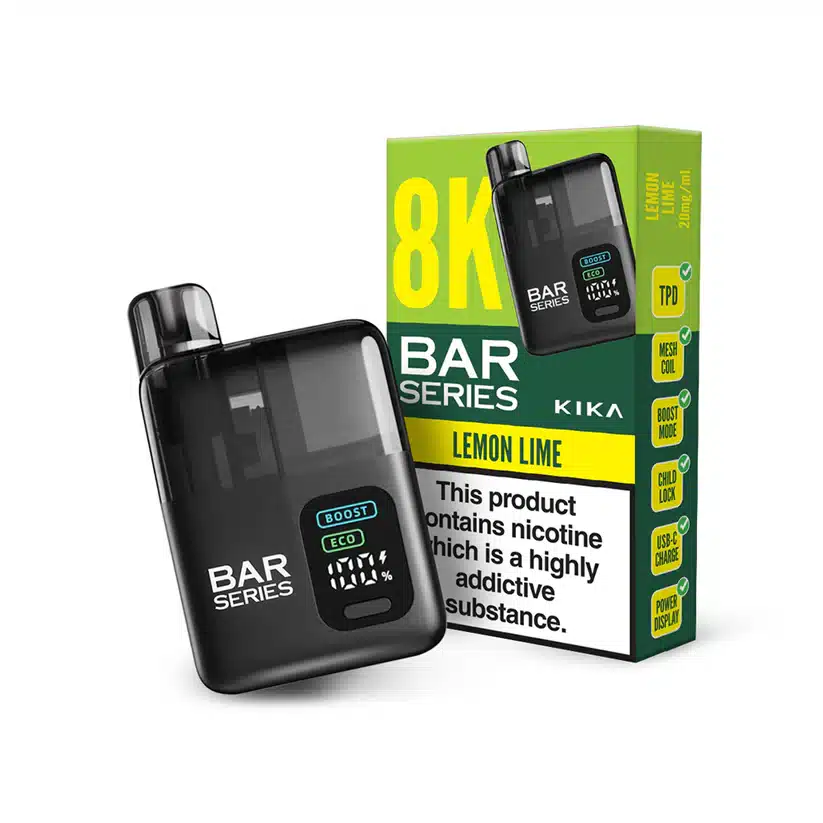 Bar-Series-Kika-8K-Vape-Kit-Lemon-Limewebp - Element Vapor Australia