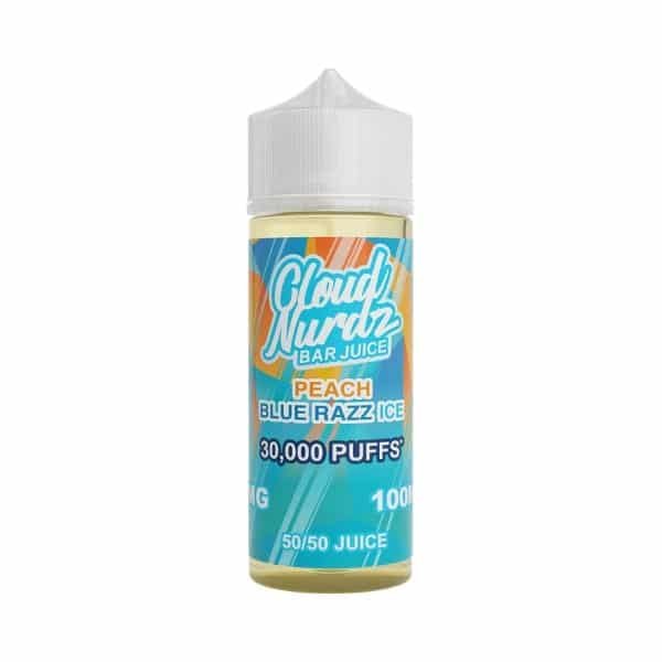 Cloud-Nurdz-Bar-Juice-E-liquid-100ml-Peach-Blue-Razz-Icejpeg - Element Vapor Australia