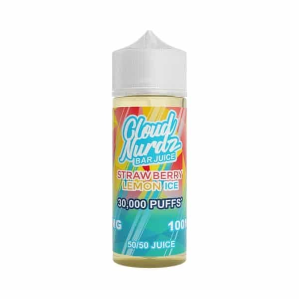 Cloud-Nurdz-Bar-Juice-E-liquid-100ml-Strawberry-Lemon-Icejpeg - Element Vapor Australia