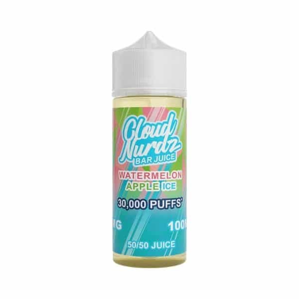 Cloud-Nurdz-Bar-Juice-E-liquid-100ml-Watermelon-Apple-Icejpeg - Element Vapor Australia