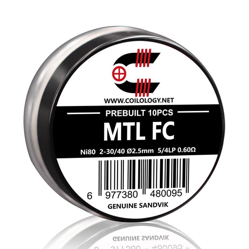 Coilology-Prebuilt-Sandvik-MTL-Fused-Clapton-Coils-Ni80-060ohmjpg - Element Vapor Australia