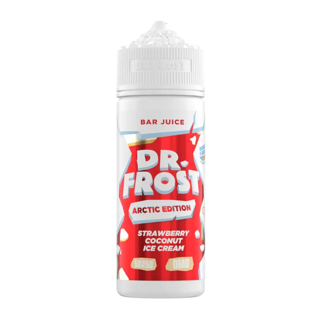 Dr-Frost-Arctic-Edition-100ml-Shortfill-Strawberry-Coconut-Ice-100mlwebp - Element Vapor Australia