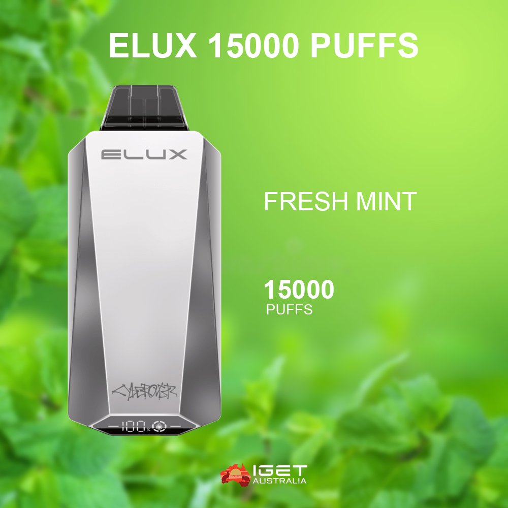 ELUX-FRESH-MINT-15000-PUFFSjpg - Element Vapor Australia