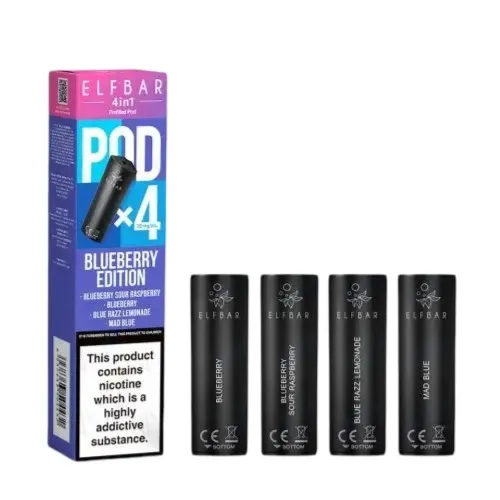 Elf-Bar-4-in-1-Multi-Flavour-Edition-Prefilled-Vape-Pods-Blueberry-Editionwebp - Element Vapor Australia