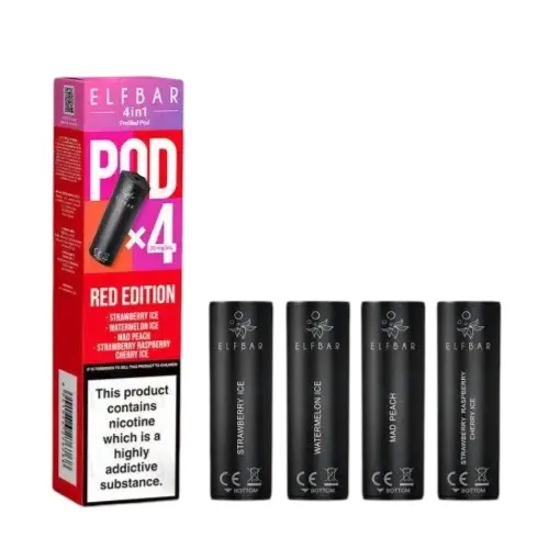 Elf-Bar-4-in-1-Multi-Flavour-Edition-Prefilled-Vape-Pods-Red-Editionwebp - Element Vapor Australia