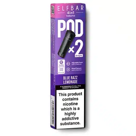Elf-Bar-4-in-1-Prefilled-Pods-Blue-Razz-Lemonadewebp - Element Vapor Australia
