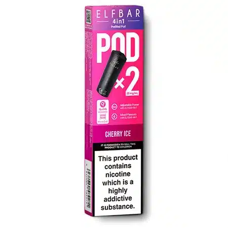 Elf-Bar-4-in-1-Prefilled-Pods-Cherry-ICewebp - Element Vapor Australia