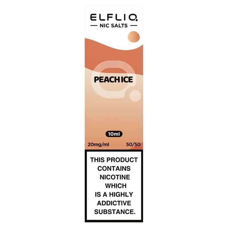 Elf-Bar-Elfliq-Nic-Salts-10ml-Peachjpg - Element Vapor Australia