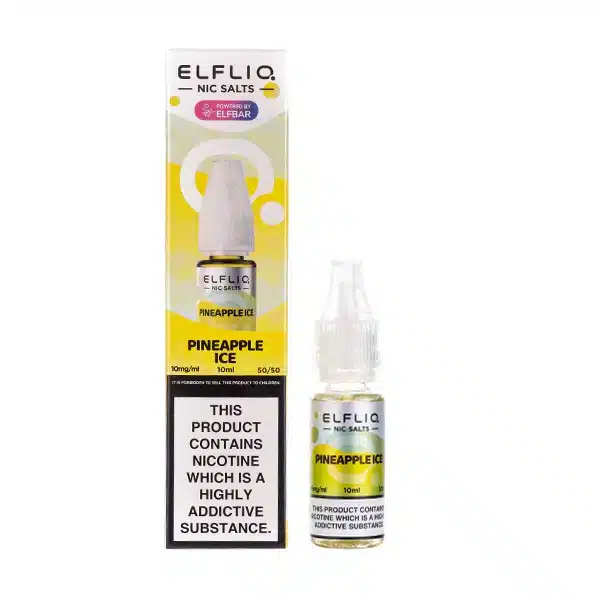 Elf-Bar-Elfliq-Nic-Salts-10ml-Pineapple-Icewebp - Element Vapor Australia