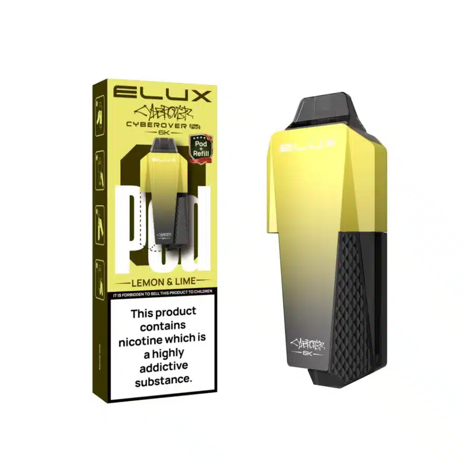 Elux-Cyberover-6K-Refill-Pods-Lemon-Limewebp - Element Vapor Australia
