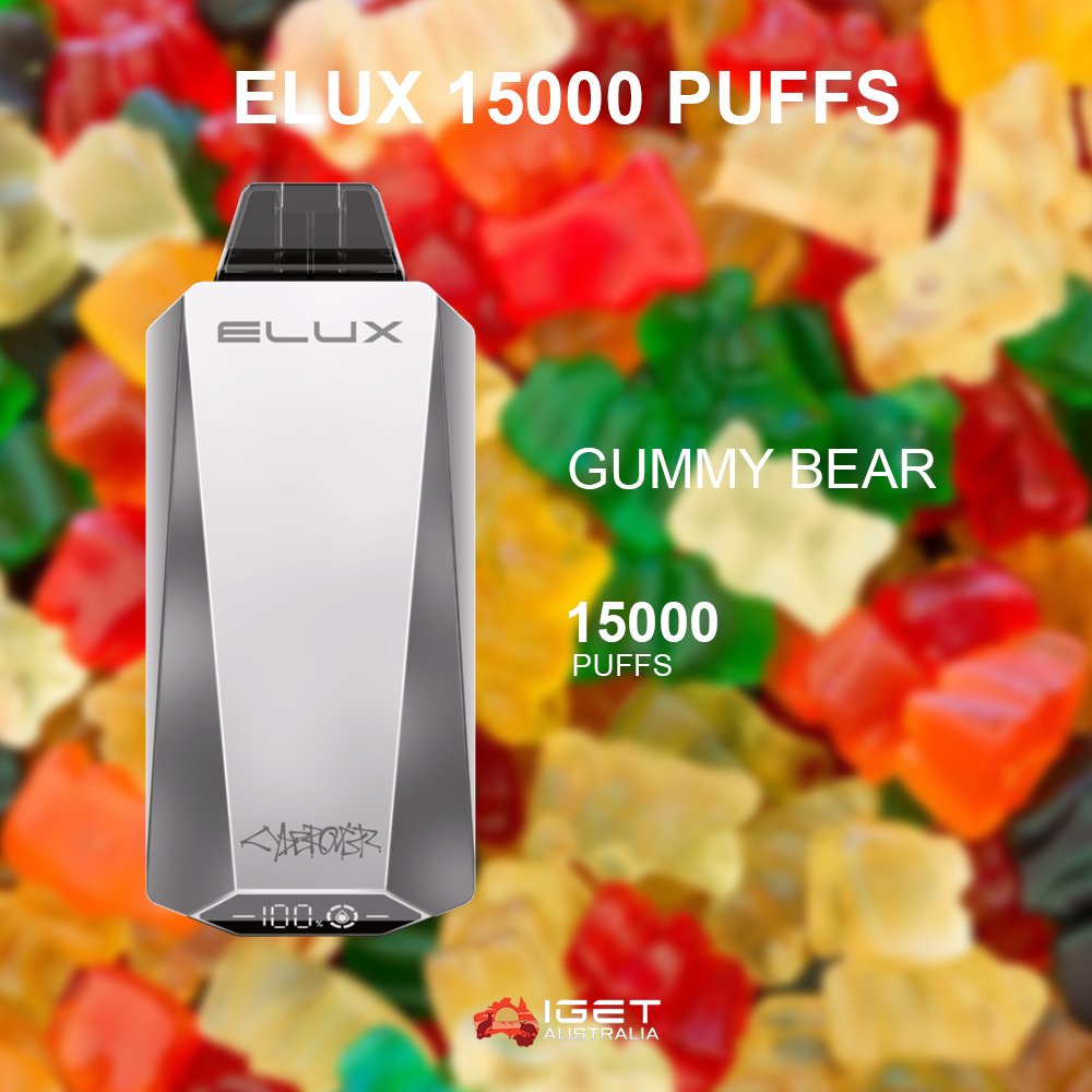 Elux-GUMMY-BEAR-15000-PUFFSjpg - Element Vapor Australia