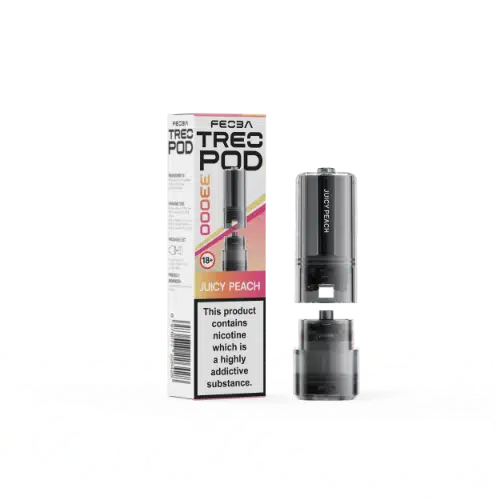 Feoba-Treo-33K-Refill-Pods-Juicy-Peachwebp - Element Vapor Australia