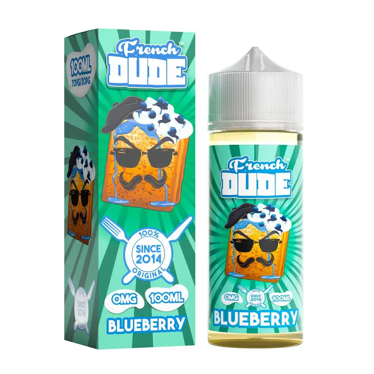 French-Dude-E-liquid-100ml-Shortfill-Blueberrywebp - Element Vapor Australia