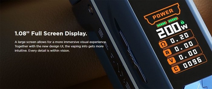 Geekvape-L200-Classic-Mod-Screenjpg - Element Vapor Australia