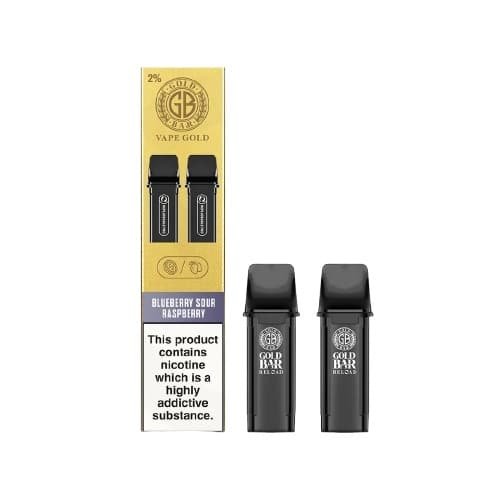 Gold-Bar-Reload-Prefilled-Pods-2PK-Blueberry-Sour-Raspberryjpg - Element Vapor Australia