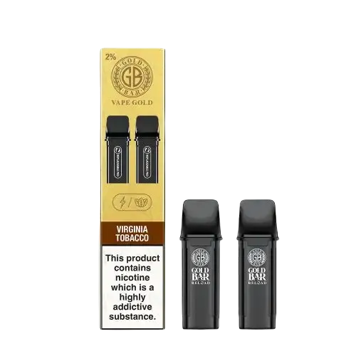 Gold-Bar-Reload-Prefilled-Pods-2PK-Virginia-Tobaccowebp - Element Vapor Australia