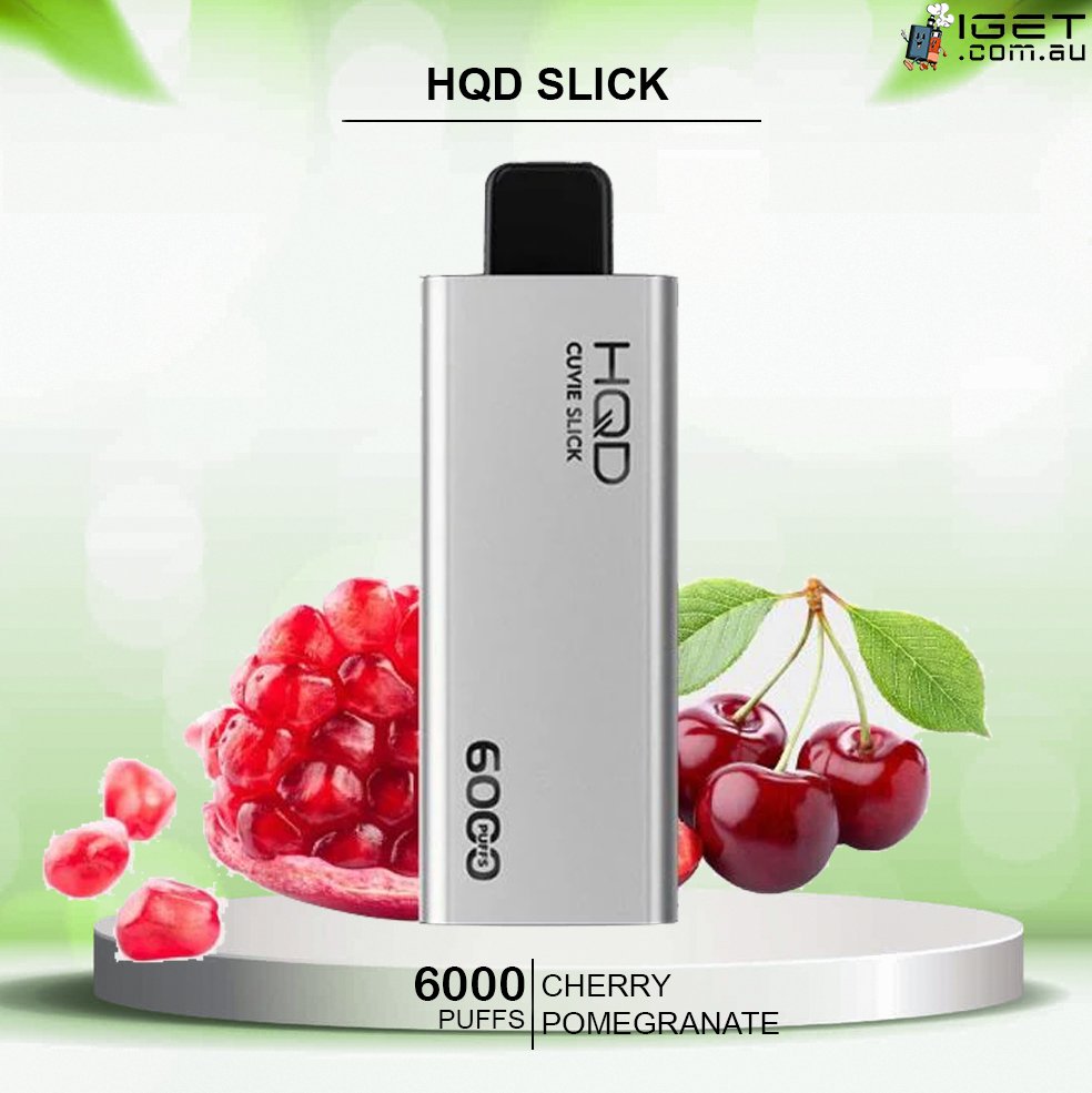 HQD-SLICK-CHERRY-POMEGRANATE-6000-PUFFSjpg - Element Vapor Australia