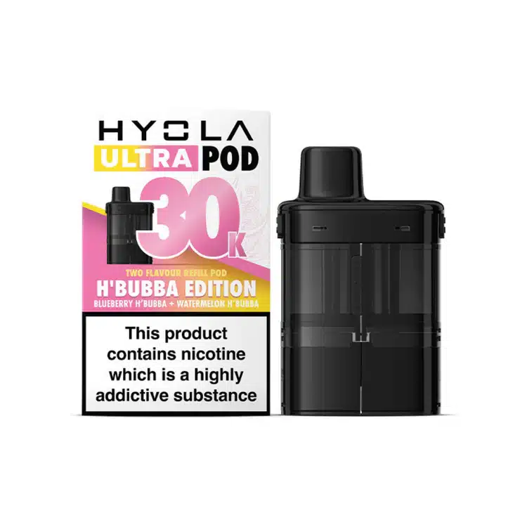 Hyola-Ultra-30K-Prefilled-Pods-HBubba-Editionwebp - Element Vapor Australia