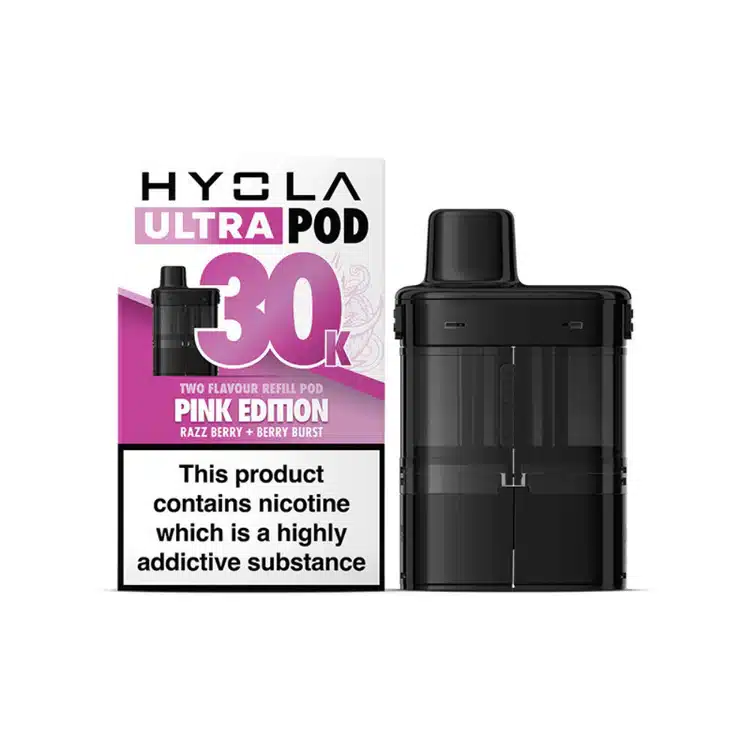 Hyola-Ultra-30K-Prefilled-Pods-Pink-Editionwebp - Element Vapor Australia