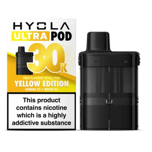 Hyola-Ultra-30K-Prefilled-Pods-Yellow-Editionwebp - Element Vapor Australia