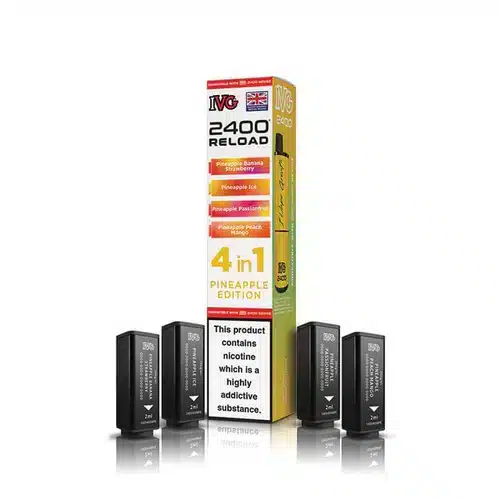 IVG-2400-Reload-4-in-1-Prefilled-Pods-Pineapple-Editionwebp - Element Vapor Australia