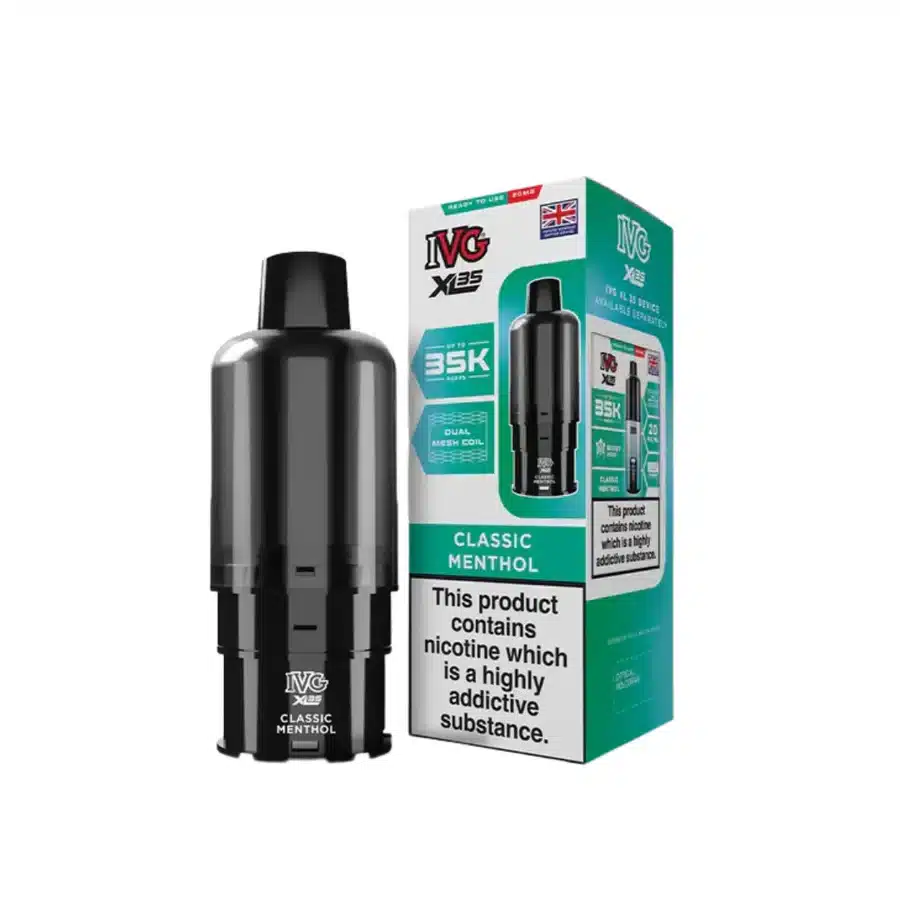 IVG-XL-35K-Prefilled-Pods-Classic-Mentholwebp - Element Vapor Australia