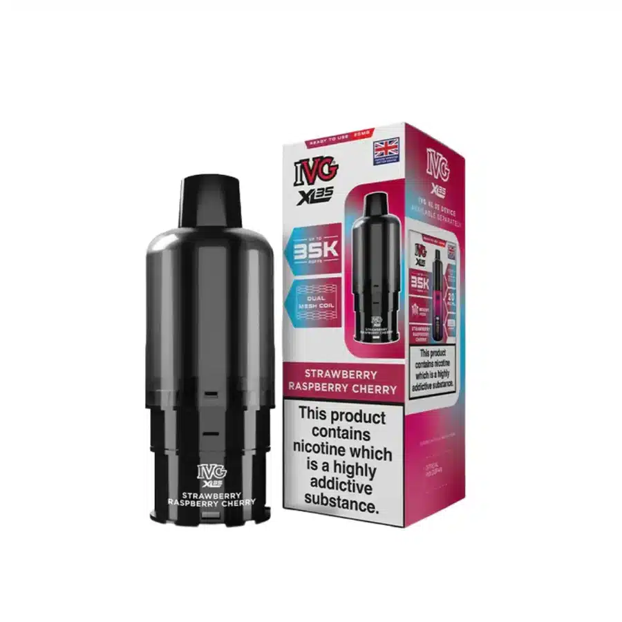 IVG-XL-35K-Prefilled-Pods-Strawberry-Raspberry-Cherrywebp - Element Vapor Australia