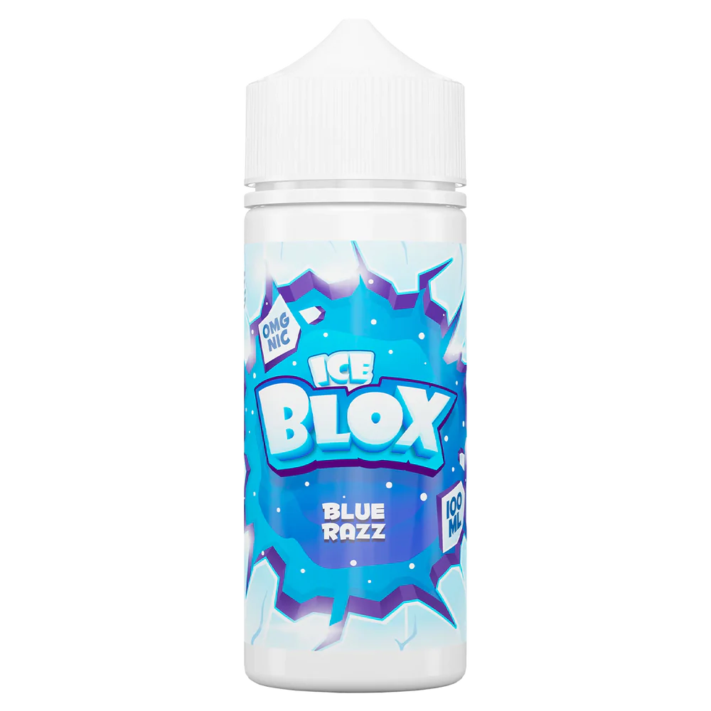 Ice-Blox-E-liquid-100ml-Shortfill-Blue-Razzwebp - Element Vapor Australia