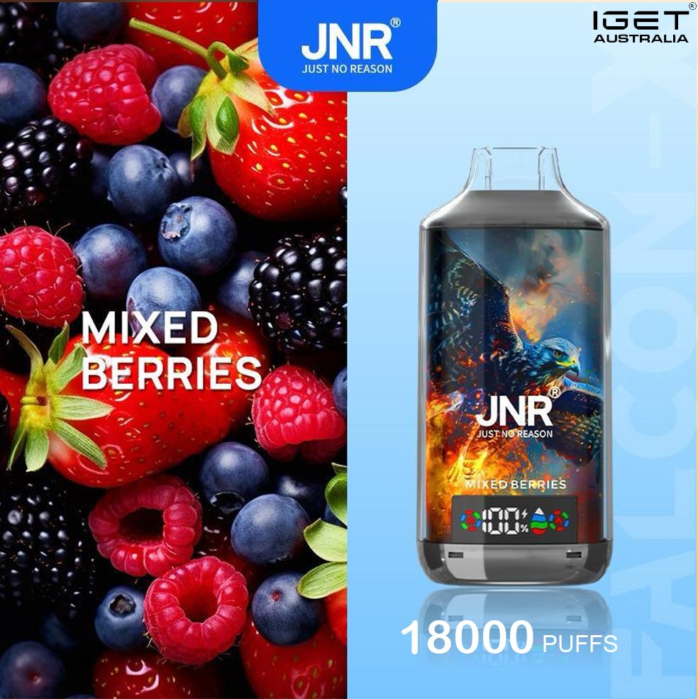 JNR-FALCON-X-MIXED-BERRIES-18000-PUFFSjpg - Element Vapor Australia
