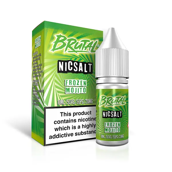 Just-Juice-Brutal-Drinks-Nic-Salt-10ml-Frozen-Mojitowebp - Element Vapor Australia