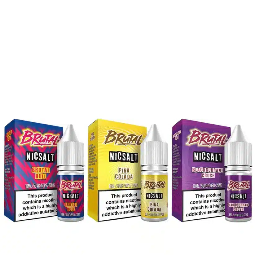 Just-Juice-Brutal-Drinks-Nic-Salt-10ml-Group-Imagewebp - Element Vapor Australia