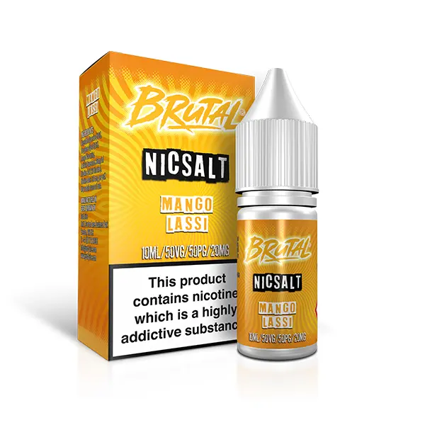 Just-Juice-Brutal-Drinks-Nic-Salt-10ml-Mango-Lassiwebp - Element Vapor Australia