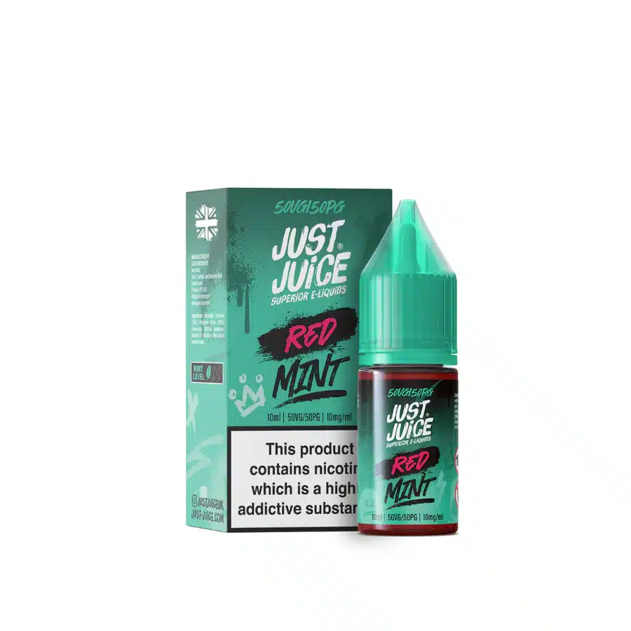 Just-Juice-Mint-10ml-Nic-Salt-Red-Mintwebp - Element Vapor Australia
