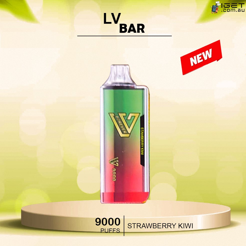 LV-BAR-STRAWBERRY-KIWI-9000-PUFFSjpg - Element Vapor Australia