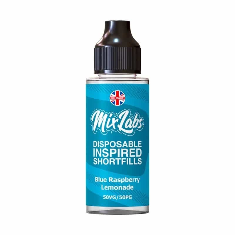 Mix-Labs-Disposable-Inspired-Shortfills-100ml-E-liquid-Blue-Raspberry-Lemonadejpg - Element Vapor Australia