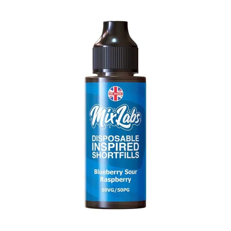Mix-Labs-Disposable-Inspired-Shortfills-100ml-E-liquid-Blueberry-Sour-Raspberryjpg - Element Vapor Australia
