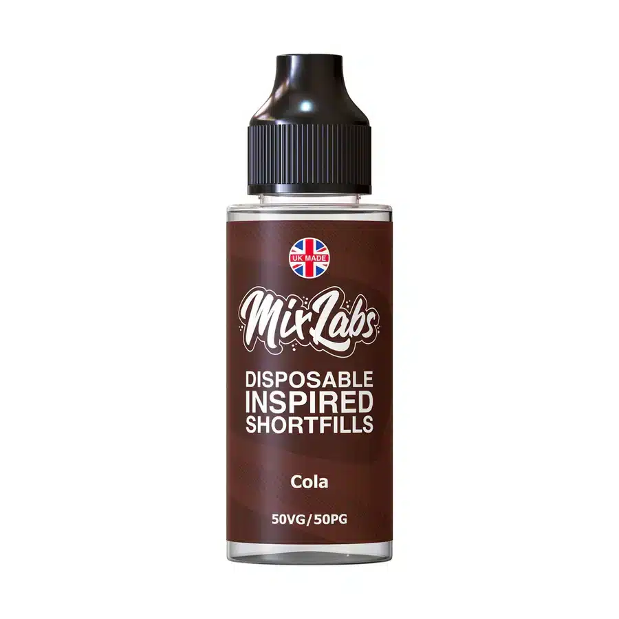 Mix-Labs-Disposable-Inspired-Shortfills-100ml-E-liquid-Colawebp - Element Vapor Australia
