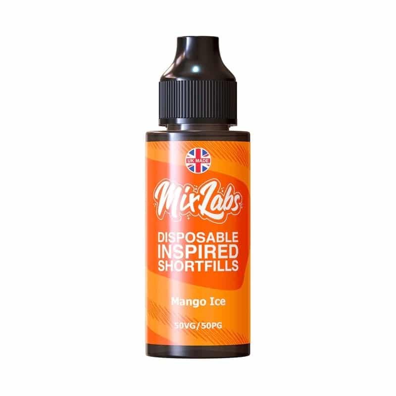 Mix-Labs-Disposable-Inspired-Shortfills-100ml-E-liquid-Mango-Icejpg - Element Vapor Australia