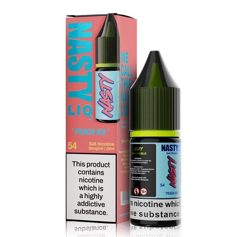 Nasty-Liq-Nic-Salts-10ml-Peach-Icejpg - Element Vapor Australia