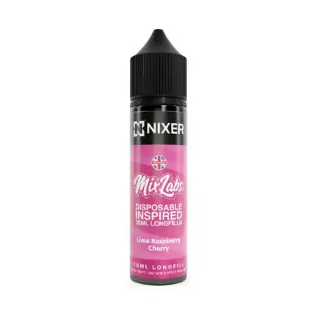 Nixer-X-Mix-Labs-Longfill-E-liquid-30ml-Lime-Raspberry-Cherrywebp - Element Vapor Australia