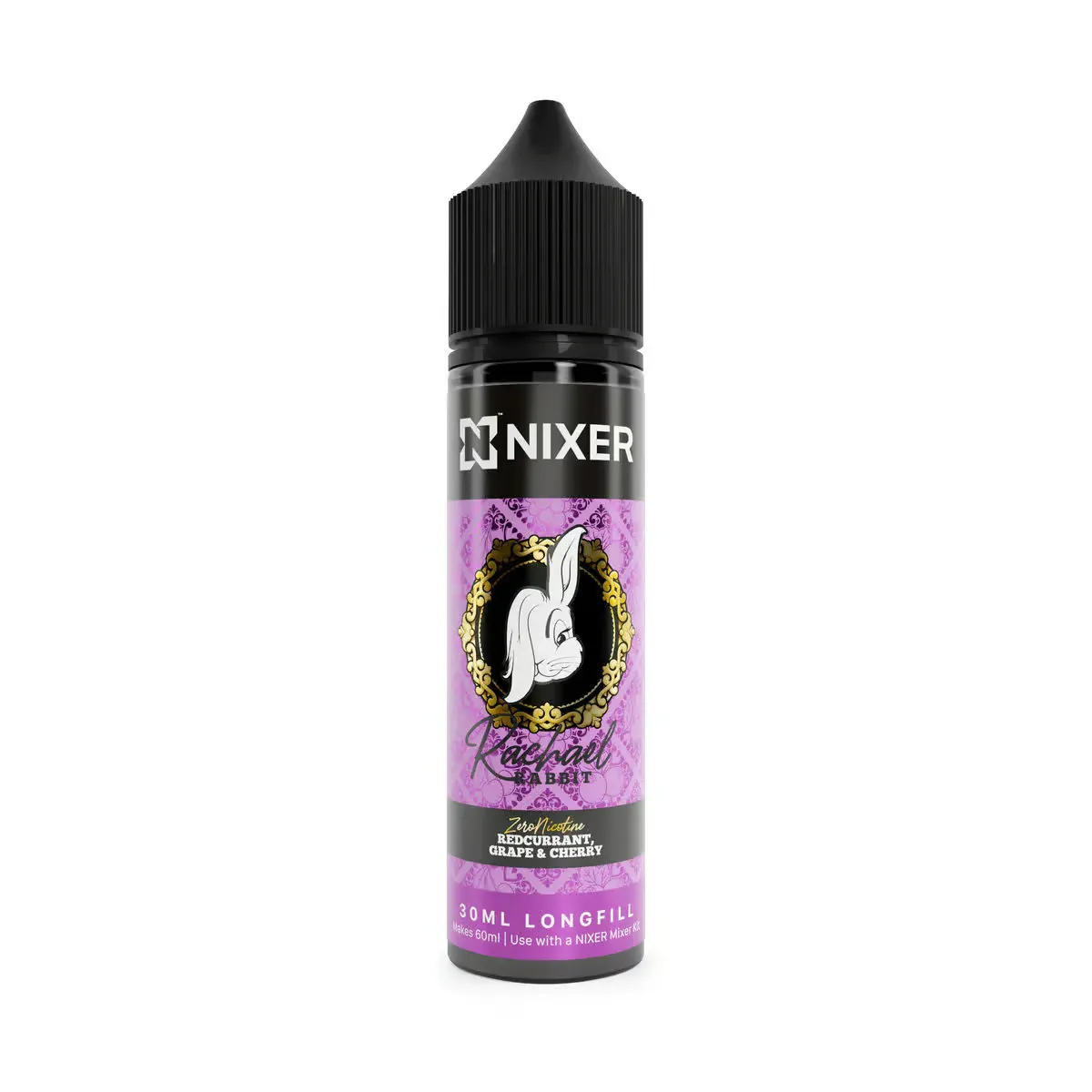 Nixer-X-Rachael-Longfill-E-liquid-30ml-Redcurrant-Grape-Cherrywebp - Element Vapor Australia