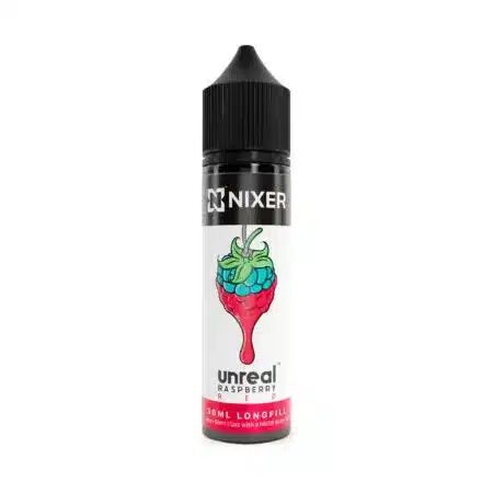 Nixer-X-Unreal-Raspberry-Longfill-E-liquid-30ml-Redwebp - Element Vapor Australia