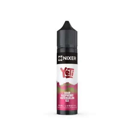 Nixer-X-Yeti-Longfill-E-liquid-30ml-Sour-Raspberry-Watermelon-Icewebp - Element Vapor Australia