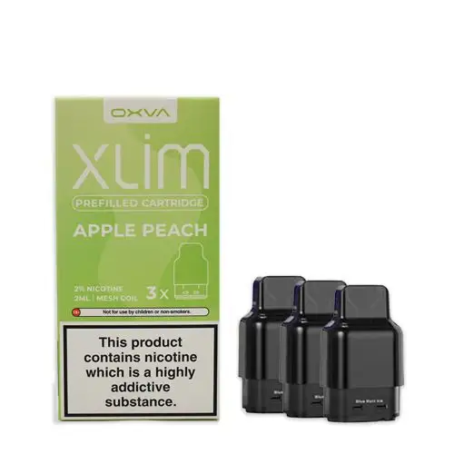 OXVA-Xlim-Prefilled-Cartridges-3-Pack-Apple-Peachwebp - Element Vapor Australia