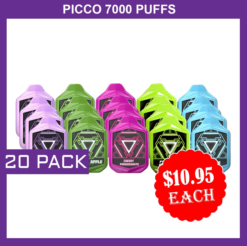 PICCO-7000-PUFFS-20-PACKjpg - Element Vapor Australia